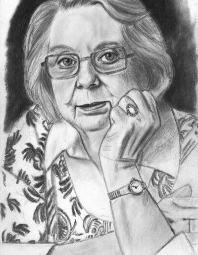 Portrait of elderly woman