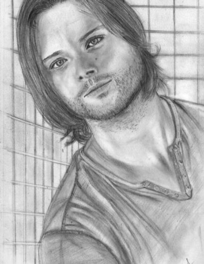 Jared Padaleck pencil drawing