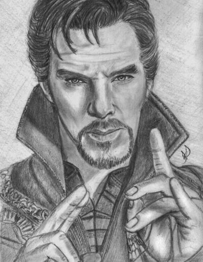 Dr. Strange pencil drawing