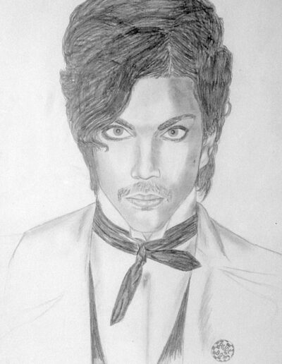 Prince pencil drawing