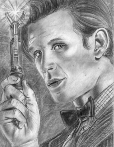 Matt Smith - Doctor Who pencil drawing